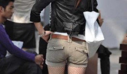 美女渔网丝袜,美女演绎性感与野性交织的时尚风采